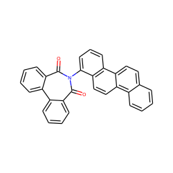 O=c1c2ccccc2c2ccccc2c(=O)n1-c1cccc2c1ccc1c3ccccc3ccc21 ZINC000045335792