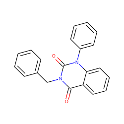 O=c1c2ccccc2n(-c2ccccc2)c(=O)n1Cc1ccccc1 ZINC000095559412