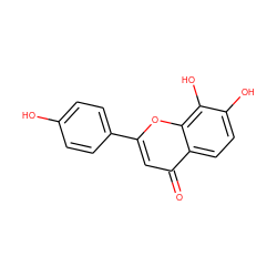 O=c1cc(-c2ccc(O)cc2)oc2c(O)c(O)ccc12 ZINC000000057915