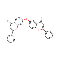 O=c1cc(-c2ccccc2)oc2cc(Oc3ccc4oc(-c5ccccc5)cc(=O)c4c3)ccc12 ZINC000040875195