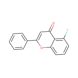 O=c1cc(-c2ccccc2)oc2cccc(F)c12 ZINC000001604205