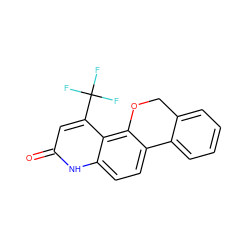 O=c1cc(C(F)(F)F)c2c3c(ccc2[nH]1)-c1ccccc1CO3 ZINC000029042878