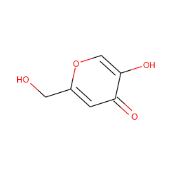 O=c1cc(CO)occ1O ZINC000013831818