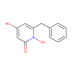 O=c1cc(O)cc(Cc2ccccc2)n1O ZINC000299831638