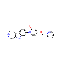 O=c1cc(OCc2ccc(F)cn2)ccn1-c1ccc2c3c([nH]c2c1)CCNCC3 ZINC000115008700