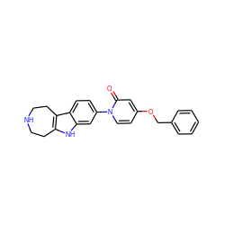 O=c1cc(OCc2ccccc2)ccn1-c1ccc2c3c([nH]c2c1)CCNCC3 ZINC000115012077