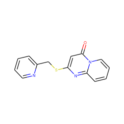 O=c1cc(SCc2ccccn2)nc2ccccn12 ZINC001772642602