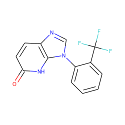 O=c1ccc2ncn(-c3ccccc3C(F)(F)F)c2[nH]1 ZINC000068198025