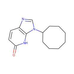 O=c1ccc2ncn(C3CCCCCCC3)c2[nH]1 ZINC000118270941