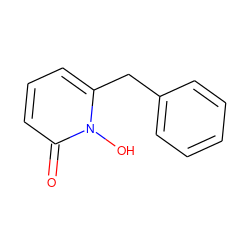 O=c1cccc(Cc2ccccc2)n1O ZINC000096270373