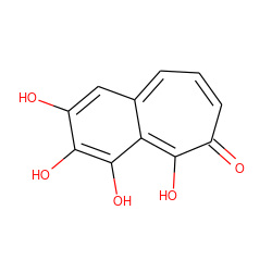 O=c1cccc2cc(O)c(O)c(O)c2c1O ZINC000013132551