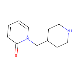 O=c1ccccn1CC1CCNCC1 ZINC000013686304