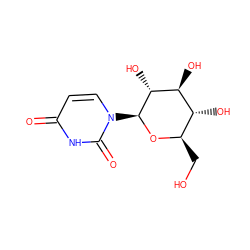 O=c1ccn([C@@H]2O[C@H](CO)[C@@H](O)[C@H](O)[C@H]2O)c(=O)[nH]1 ZINC000033976689