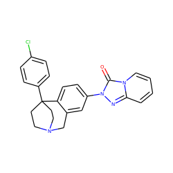 O=c1n(-c2ccc3c(c2)CN2CCC3(c3ccc(Cl)cc3)CC2)nc2ccccn12 ZINC000114346470