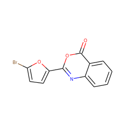 O=c1oc(-c2ccc(Br)o2)nc2ccccc12 ZINC000001065669