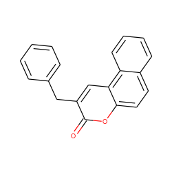 O=c1oc2ccc3ccccc3c2cc1Cc1ccccc1 ZINC000034419798