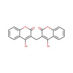 O=c1oc2ccccc2c(O)c1Cc1c(O)c2ccccc2oc1=O ZINC000003869855
