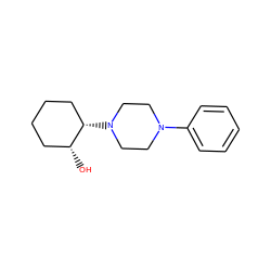 O[C@@H]1CCCC[C@@H]1N1CCN(c2ccccc2)CC1 ZINC000028238008