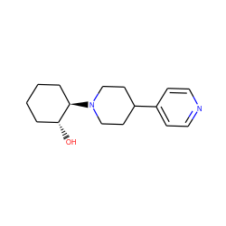 O[C@@H]1CCCC[C@H]1N1CCC(c2ccncc2)CC1 ZINC000191637730