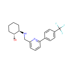 O[C@@H]1CCCC[C@H]1NCc1cccc(-c2ccc(C(F)(F)F)cc2)n1 ZINC000204410249