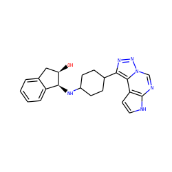 O[C@@H]1Cc2ccccc2[C@@H]1NC1CCC(c2nnn3cnc4[nH]ccc4c23)CC1 ZINC001772586679