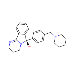 O[C@]1(c2ccc(CN3CCCCC3)cc2)c2ccccc2C2=NCCCN21 ZINC000027331328