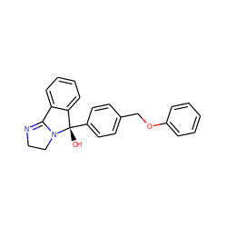 O[C@]1(c2ccc(COc3ccccc3)cc2)c2ccccc2C2=NCCN21 ZINC000027331007