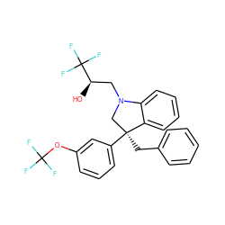 O[C@H](CN1C[C@](Cc2ccccc2)(c2cccc(OC(F)(F)F)c2)c2ccccc21)C(F)(F)F ZINC000653856993