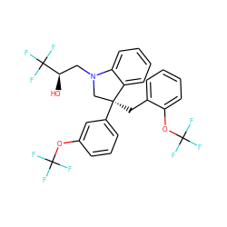 O[C@H](CN1C[C@](Cc2ccccc2OC(F)(F)F)(c2cccc(OC(F)(F)F)c2)c2ccccc21)C(F)(F)F ZINC000653857048