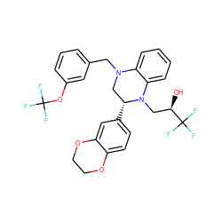 O[C@H](CN1c2ccccc2N(Cc2cccc(OC(F)(F)F)c2)C[C@H]1c1ccc2c(c1)OCCO2)C(F)(F)F ZINC000207728060