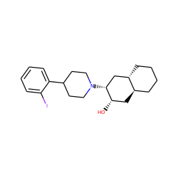 O[C@H]1C[C@@H]2CCCC[C@H]2C[C@H]1N1CCC(c2ccccc2I)CC1 ZINC000084655051