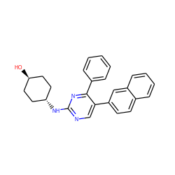 O[C@H]1CC[C@H](Nc2ncc(-c3ccc4ccccc4c3)c(-c3ccccc3)n2)CC1 ZINC001772599422