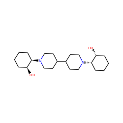 O[C@H]1CCCC[C@H]1N1CCC(C2CCN([C@H]3CCCC[C@H]3O)CC2)CC1 ZINC000028234875