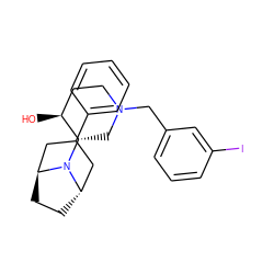 O[C@H]1CCN(Cc2cccc(I)c2)C[C@@H]1N1[C@H]2CC[C@H]1CC(c1ccccc1)C2 ZINC000100799576