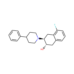 O[C@H]1Cc2cccc(F)c2C[C@@H]1N1CCC(c2ccccc2)CC1 ZINC000064512732