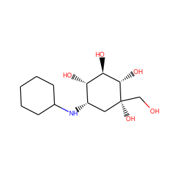 OC[C@@]1(O)C[C@H](NC2CCCCC2)[C@H](O)[C@@H](O)[C@@H]1O ZINC000299818477