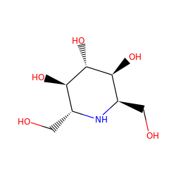 OC[C@H]1N[C@H](CO)[C@@H](O)[C@H](O)[C@H]1O ZINC000100052912