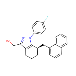 OCc1nn(-c2ccc(F)cc2)c2c1CCC[C@@H]2Cc1cccc2ccccc12 ZINC000026572845