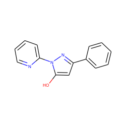 Oc1cc(-c2ccccc2)nn1-c1ccccn1 ZINC000100139158