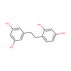 Oc1cc(O)cc(CCc2ccc(O)cc2O)c1 ZINC000013340212