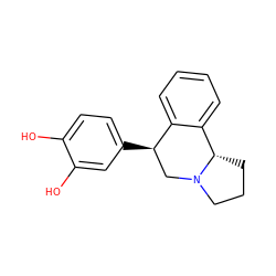 Oc1ccc([C@@H]2CN3CCC[C@H]3c3ccccc32)cc1O ZINC000028010327