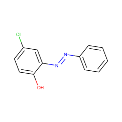 Oc1ccc(Cl)cc1N=Nc1ccccc1 ZINC000254045804