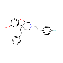 Oc1ccc2c(c1)[C@]1(CCc3ccccc3)CCN(CCc3ccc(F)cc3)C[C@@H]1O2 ZINC000096927722