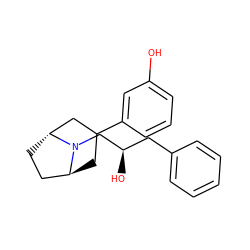 Oc1cccc(C2C[C@H]3CC[C@H](C2)N3C[C@H](O)Cc2ccccc2)c1 ZINC001772645840