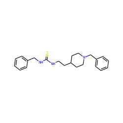 S=C(NCCC1CCN(Cc2ccccc2)CC1)NCc1ccccc1 ZINC000013734818