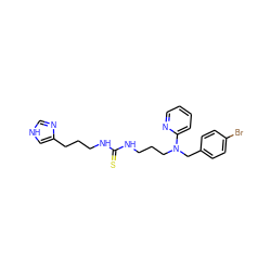 S=C(NCCCc1c[nH]cn1)NCCCN(Cc1ccc(Br)cc1)c1ccccn1 ZINC000013782006