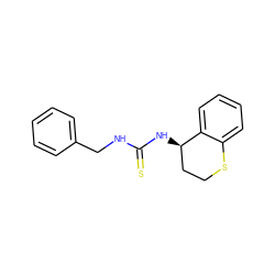 S=C(NCc1ccccc1)N[C@@H]1CCSc2ccccc21 ZINC000015940933