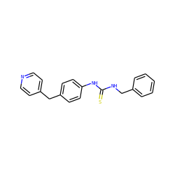 S=C(NCc1ccccc1)Nc1ccc(Cc2ccncc2)cc1 ZINC000000194715