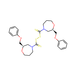 S=C(SSC(=S)N1CCCO[C@@H](COc2ccccc2)C1)N1CCCO[C@@H](COc2ccccc2)C1 ZINC001772621091