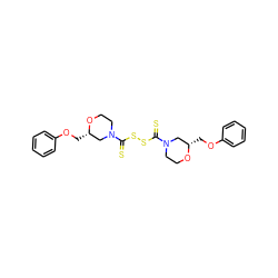 S=C(SSC(=S)N1CCO[C@@H](COc2ccccc2)C1)N1CCO[C@@H](COc2ccccc2)C1 ZINC001772579460